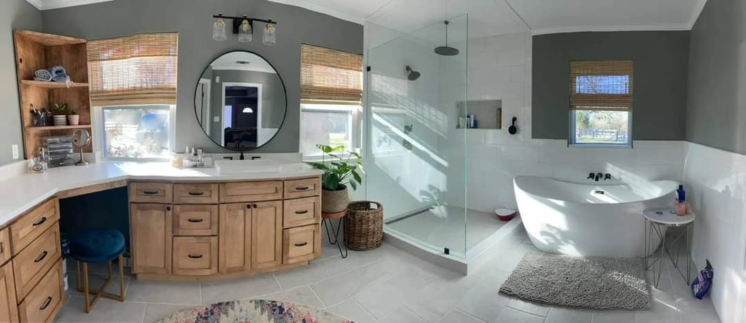 Shower Bath and Vanity Remodel